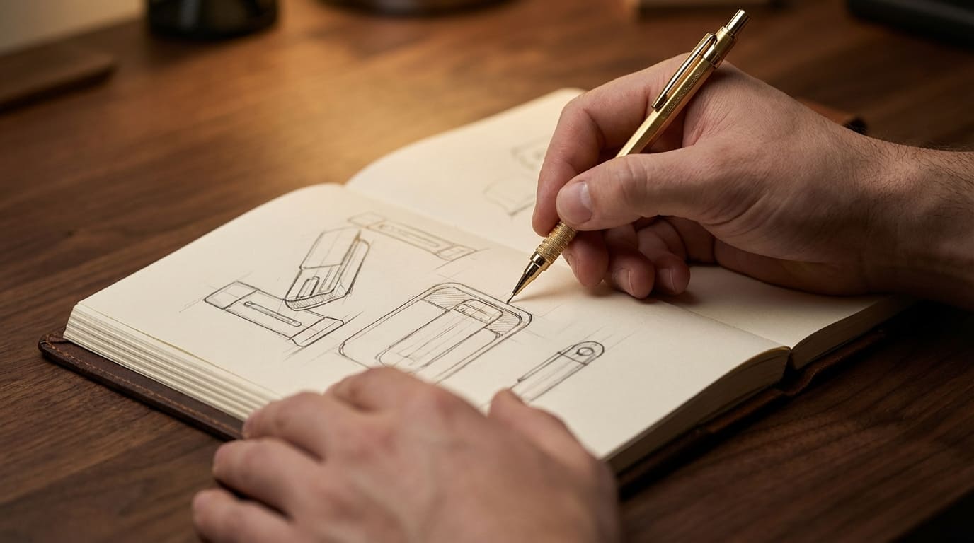 Product design and innovation sketches